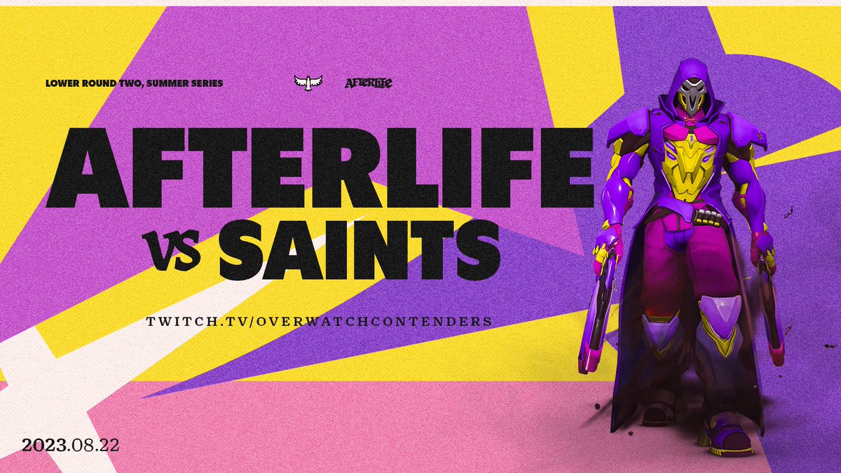 AfterlifeOW's tweet photo. Time to go for the killing blow. 

Lower round 2 up against the Saints starts now!

#ToTheHeavens | #OWPTP2023 https://t.co/j95kmqcU5m