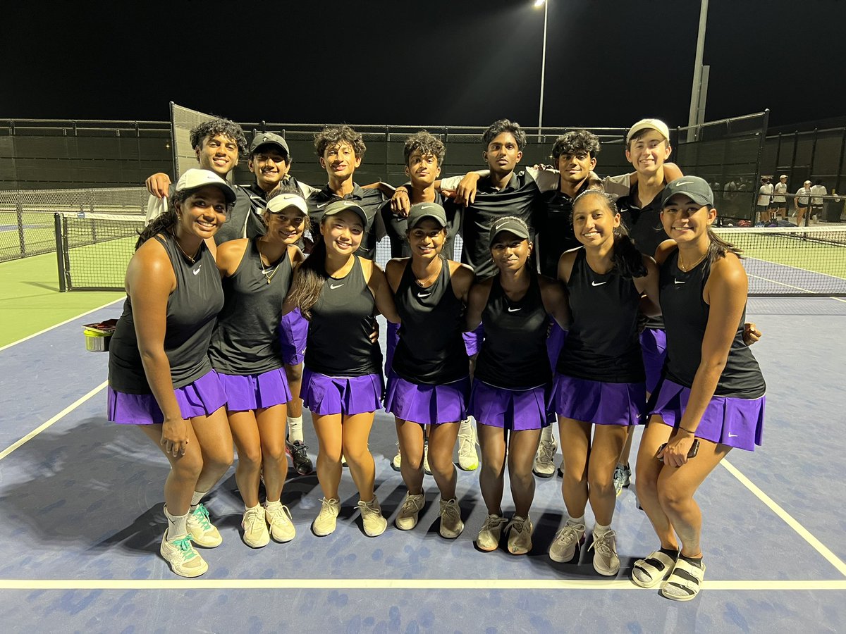 IHSKnightTennis's tweet photo. #9 Independence takes a 15-4 win over Walnut Grove to open district play! Great start, Knights! 🫶🏻💜 #BeSolid @ihsknightnews @IHSFrisco @Friscoisdsports https://t.co/sF8jh2Ec4k