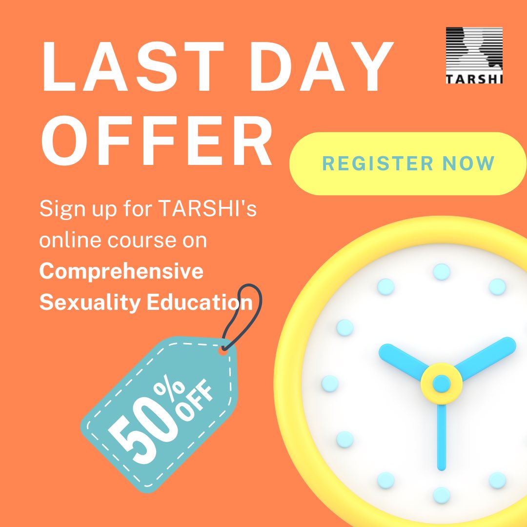 tarshingo's tweet photo. Last chance to avail 50% discount on our online course on Comprehensive Sexuality Education.
Link to register: https://t.co/Pey6C38YJc
#elearning #onlinecourse #discountedprice #sale #sexeducators #teachers #contentcurators #sexuality #SexEd #ComprehensiveSexualityEducation https://t.co/9gmXIk0t4X