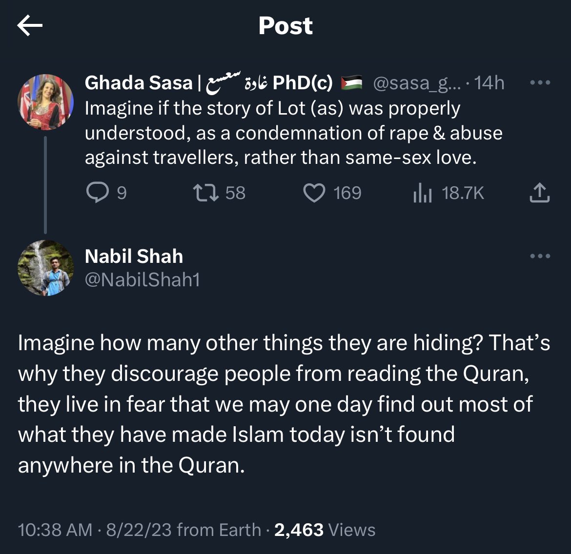 taab_e_sukhan's tweet photo. This is what we were discussing with you @MohammedZahoorM 
These filthy degenerates are trying to change the meaning of the Quran and we need to use every available platform to debunk this falsehood perpetrated by the degenerates. 
Let us plan a series of spaces @Abuzida15159453 https://t.co/vmpswL2xSL