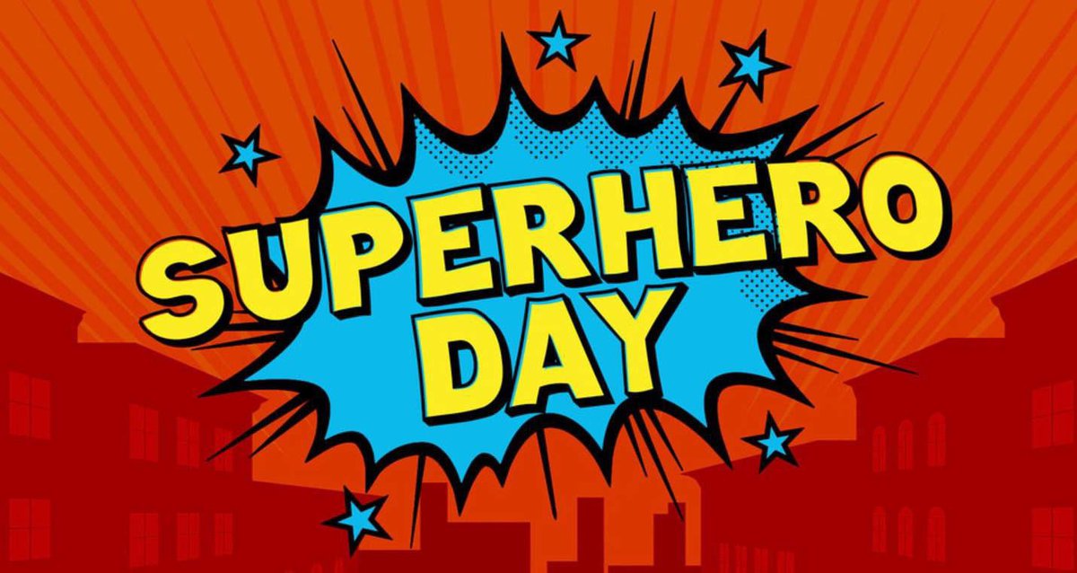 Hey Bon View! 

Tomorrow is superhero day! Represent your favorite superhero by wearing them on your shirt! 

Quick reminder: No costumes or masks allowed during the spirit week. 

Thank you &amp; see you tomorrow Mustangs! 😁
