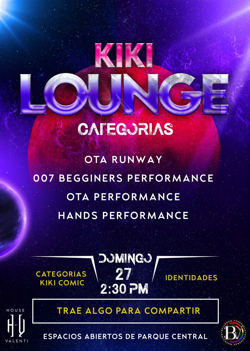⚠️ ATENCIÓN WALKERS⚠️

Este domingo, 27 de Agosto, se estará realizando un KIKI LOUNGE, especialmente para principiantes. Si quieres practicar para los próximos kikis, esta es tu oportunidad. Es completamente gratuito. 

Trae algo para compartir. 🍪🍬🥤

📍Parque Central, 2:30 PM