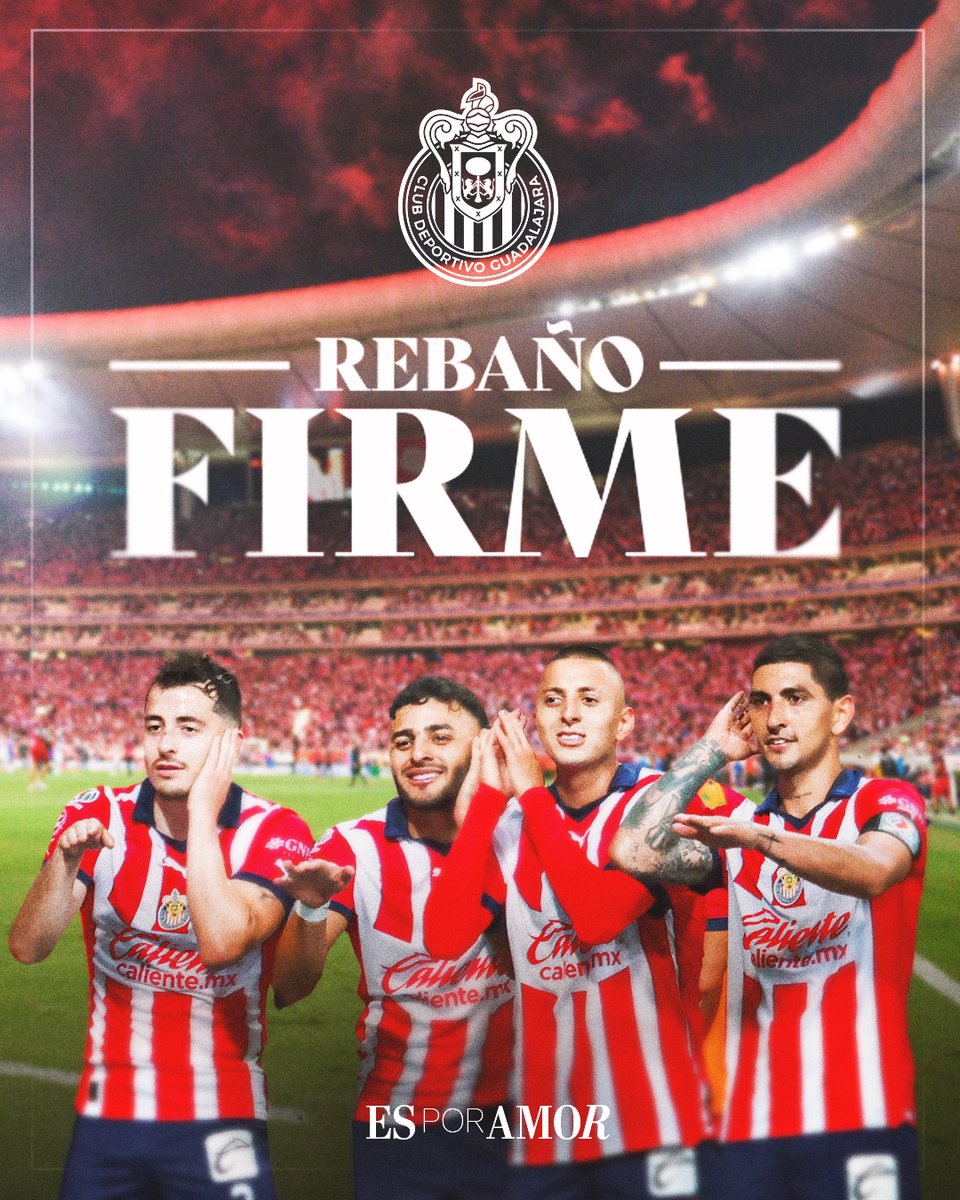 Chivas's tweet photo. 🔴⚪️ ¡PASO A PASO, ROJIBLANCOS! ⚪️🔴

#EsPorChivas 🐐 https://t.co/WHvfdwFZHe