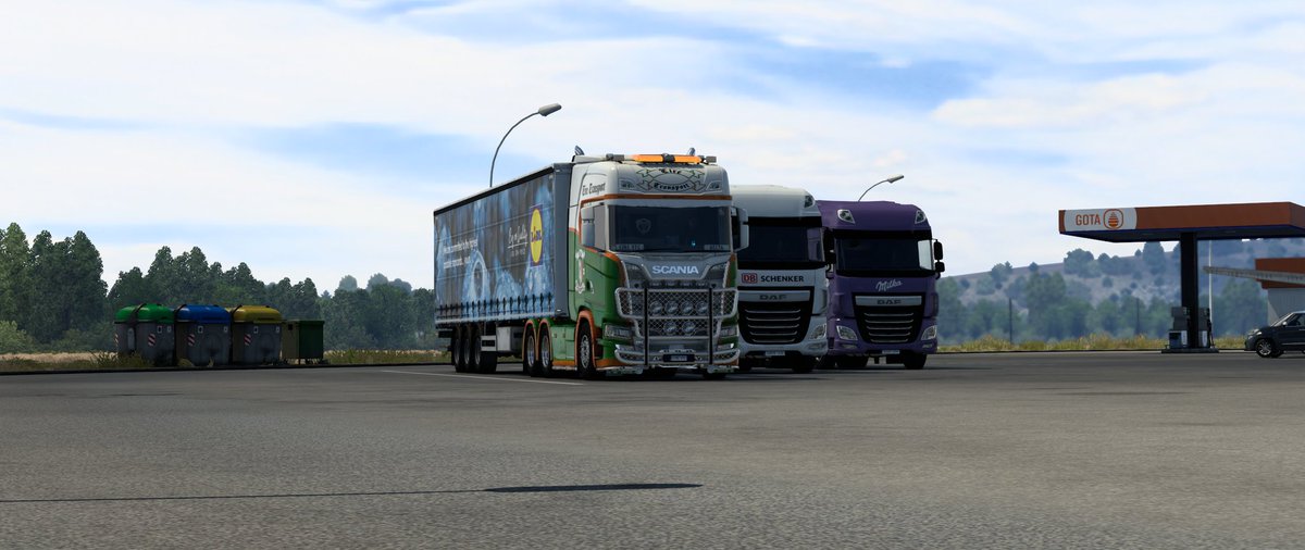 EireTransport's tweet photo. The @Eiretransport CEO out getting the @lidl_ireland delivery's done. 

#Eiretransport #Lidl #scssoftware #eurotrucksimulator2 #scania #virtualtruckingcompany #vtc  #trucksbook #trucky https://t.co/LuYmY7t4DZ