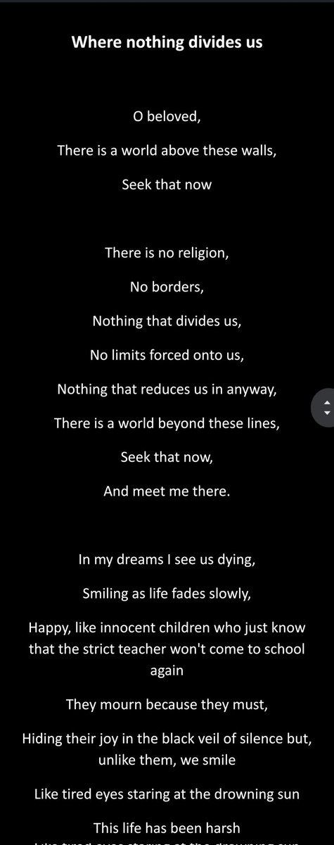 AtriptAbhinav's tweet photo. I closed my eyes and I saw him standing in front of me,
Sad and sorry,
Tired and weary,
Sick of this mess and sick of himself
Searching for words to apologize
For the tears that my pen cried
-Atript Abhinav
#vss365 #poetrycommunity
#poetrytwitter #poetrylovers #AtriptAbhinav https://t.co/Qg4kEJZjrw