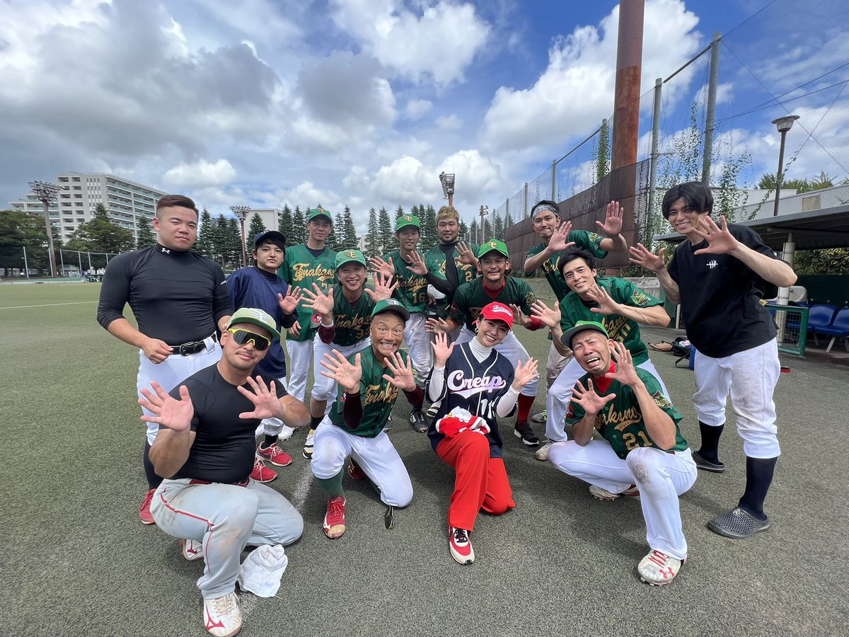 2023.8.23  世田谷公園野球場

Creap  4-2  東中野パイオッツ

勝利投手　だいち
敗戦投手　小西
セーブ　　石井
本塁打　　安井

#STARLEAGUE
#島谷ひとみ 
#草野球
#芸能界最強リーグ