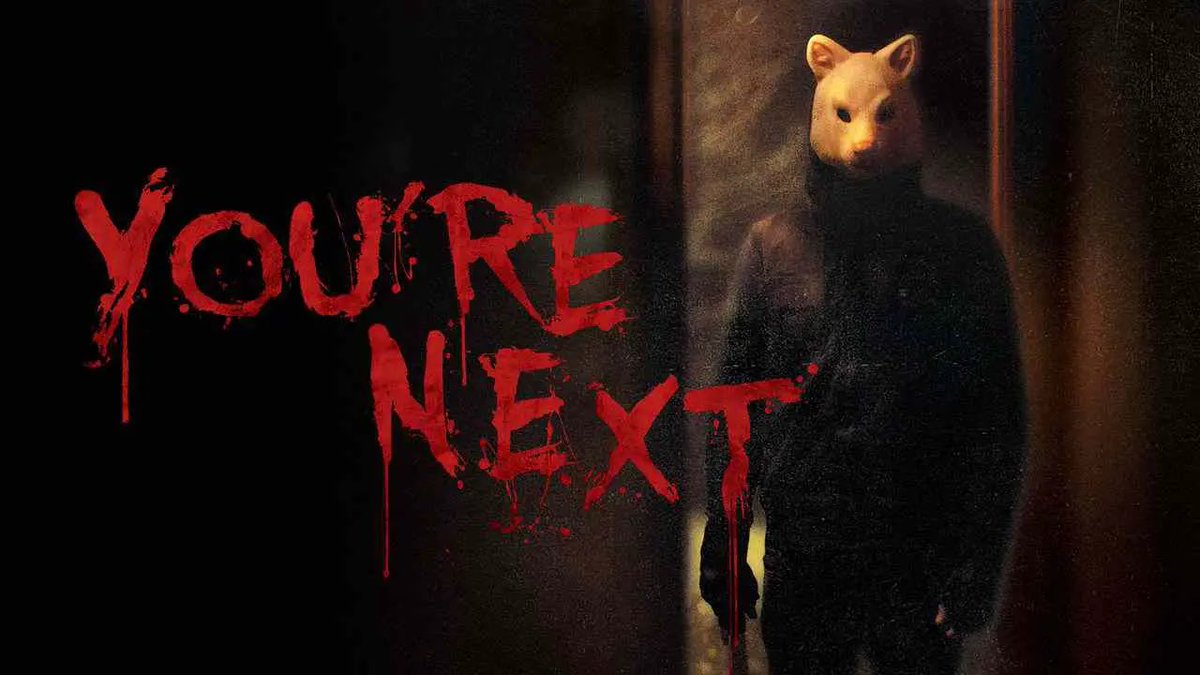 PopCrave's tweet photo. A decade ago today, ‘You’re Next’ released in theaters. https://t.co/abqwXz5AvA