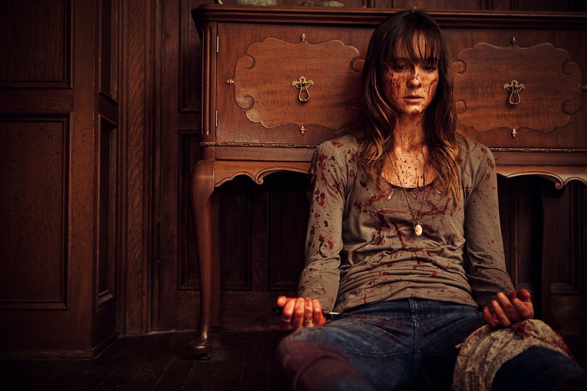 PopCrave's tweet photo. A decade ago today, ‘You’re Next’ released in theaters. https://t.co/abqwXz5AvA