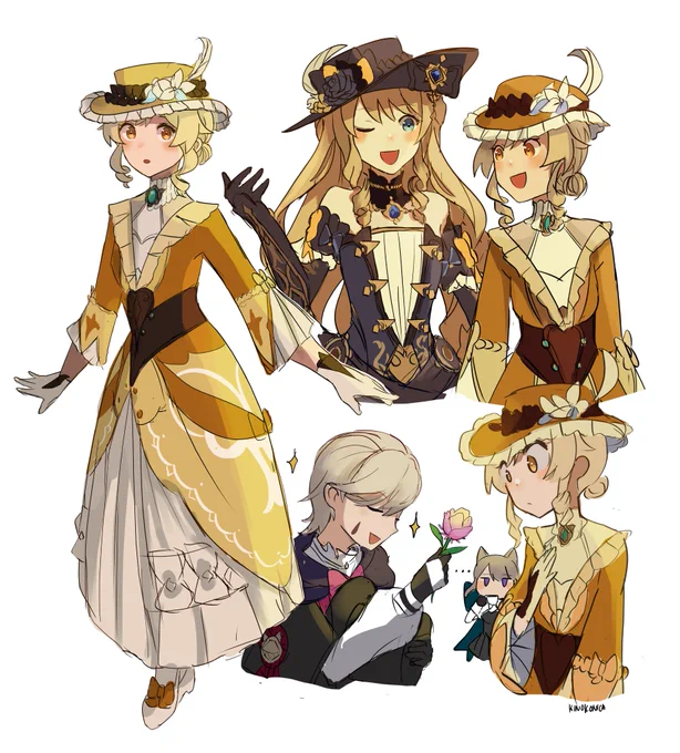 Fontaine Lumine doodles TwT #原神  #Genshin #Lumine #GenshinImpact 