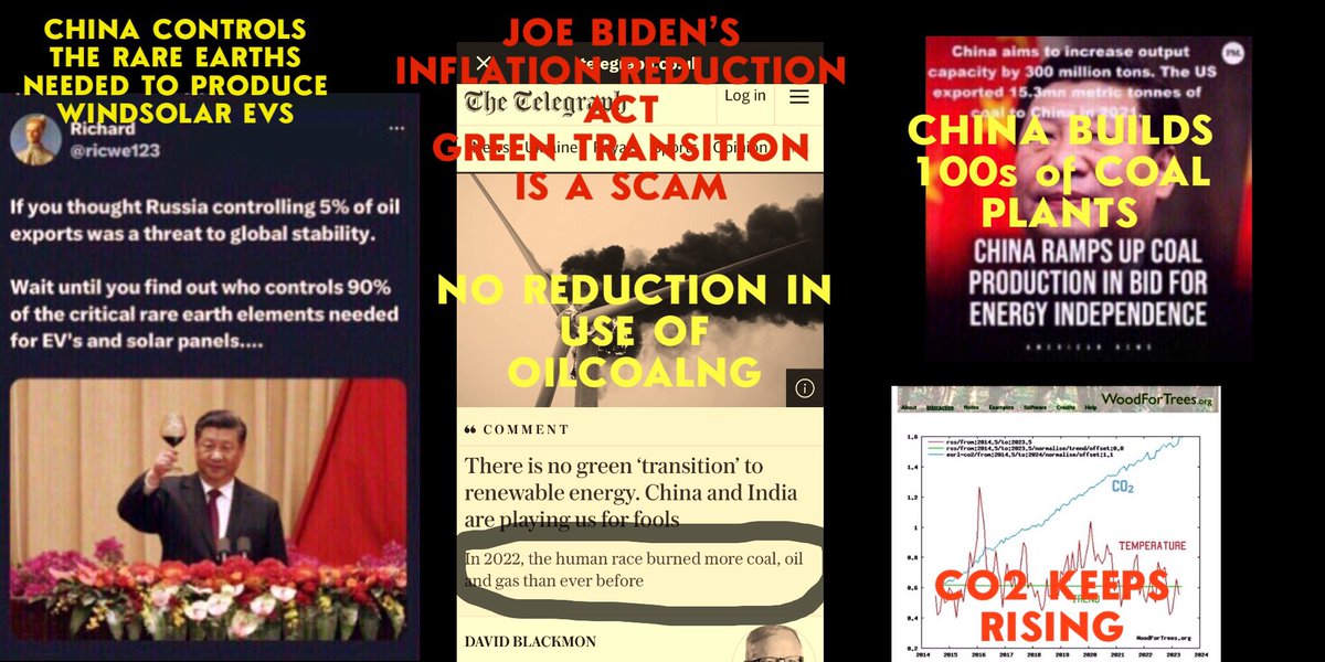 PhydellaLL's tweet photo. @WMO @matthias_huss Due to @WMO ‘s #ClimateScam 🤬
🇨🇳 ‘s building 100s of COAL plants 🤑
OilCoalNG Use RISING😜
🇨🇳LOL🤑 as millions of trees cut down ;Whales killed &amp; $Trillions squandered to “decarbonize”🌍😜
But CO2 keeps rising anyway Oops 😵‍💫
https://t.co/n2SmVFy8um https://t.co/BeZ4oKd9Vy