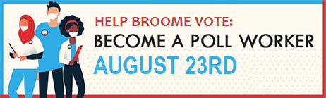 BroomeVotes's tweet photo. National Poll Worker Recruitment Day is today... go to https://t.co/7LDGxpnFOU to find out about how you can help preserve fair, accurate and secure elections in Broome County! https://t.co/JnHPNcGL83