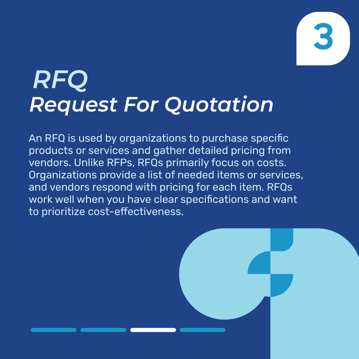 tyasuite's tweet photo. Explore the efficiency of RFI, the precision of RFQ, and the insight of RFP in this post.
Visit our page for more such insightful updates!
#procurement #excellence #rfq #rfp #rfi #procurementexcellence #tyasuite #procurementprofessionals https://t.co/ONPRvRXwix