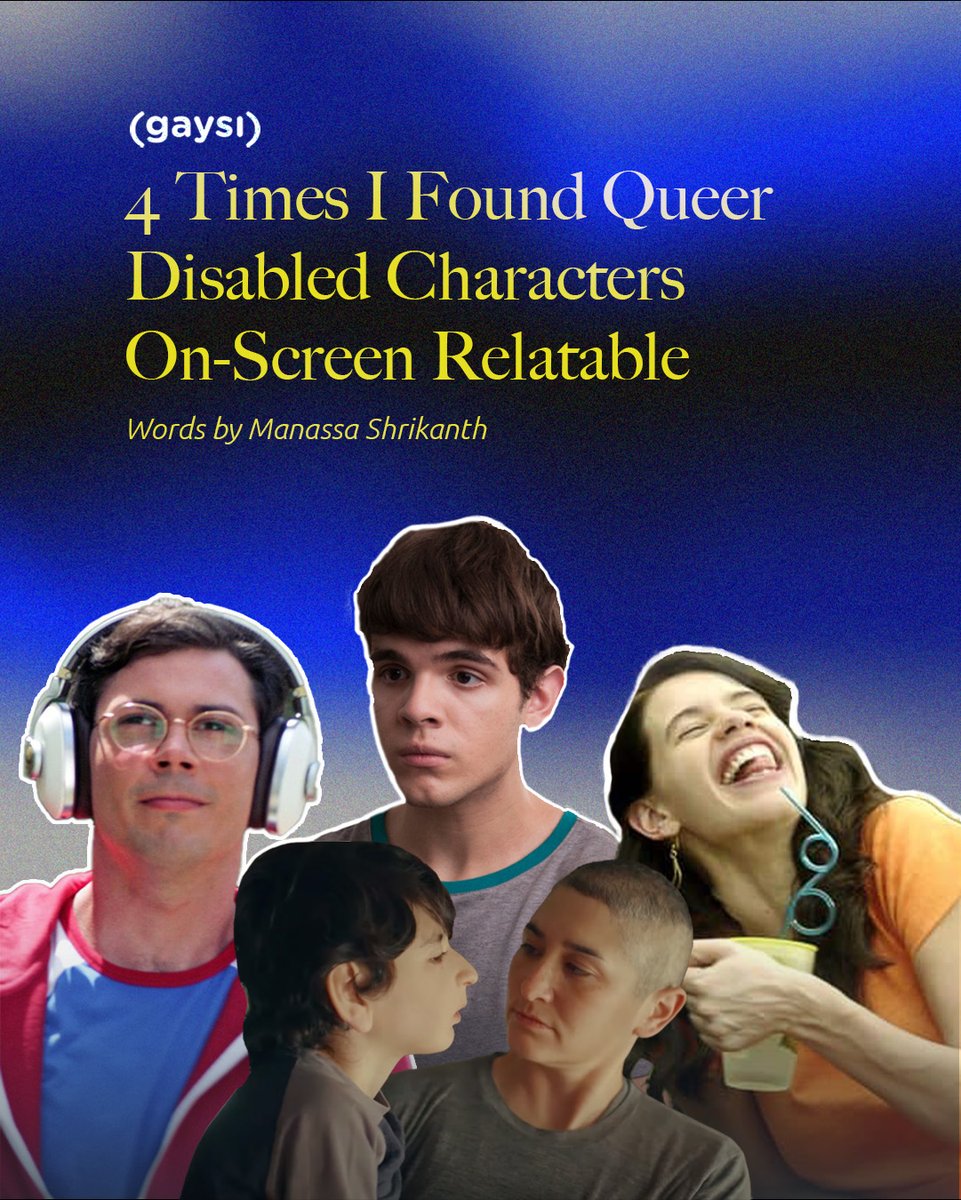gaysifamily's tweet photo. With Disability Pride Month just gone by, here is a list of 4 TV shows and movies that painted queerness and disability in just the right mix, while also being realistic, raw, and beautiful.
https://t.co/csivBJsOM6 #lgbtindia #lgbtfilms #DisabilityPrideMonth #disabilityinclusion https://t.co/hTe2I8pfSS