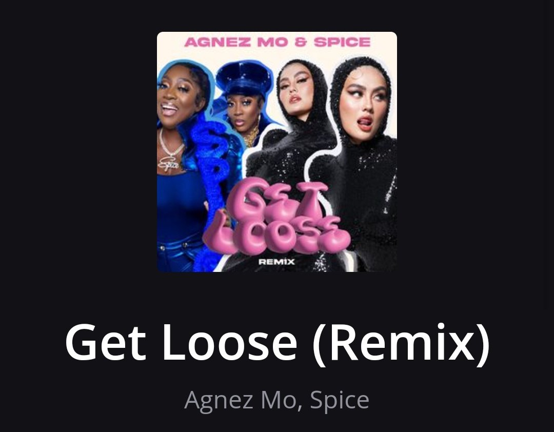 📈Get loose remix <a href="/agnezmo/">AGNEZ MO</a> ft <a href="/spiceofficial/">Spice 👸🏾🇯🇲</a> is out  now on <a href="/Deezer/">Deezer</a>

Streaming 🚨🆘🆘

#AGNEZMO #GETLOOSERemix