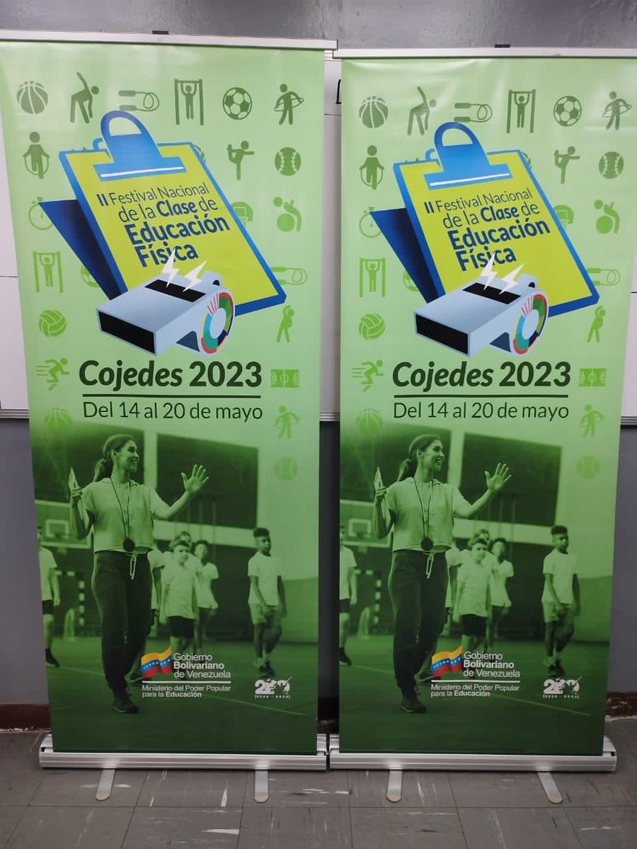 ActivaFisica's tweet photo. II Festival Nacional de la Clase de Educación Física Cojedes 2023.🇻🇪✊🏽 https://t.co/qxfsCneAVs