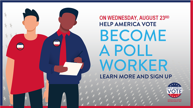 BroomeVotes's tweet photo. Join us and become a Poll Worker on National Poll Worker Recruitment Day!  For more information visit https://t.co/7LDGxpnFOU. https://t.co/1qBbWhljIs