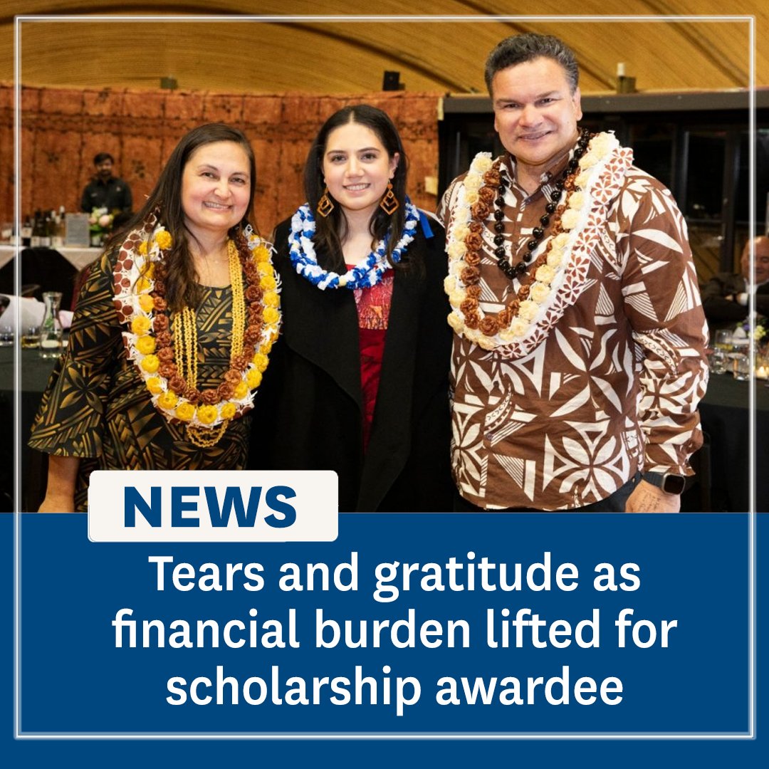 The first recipient of the Olive Malienafau Nelson Scholarship, set up by Sir Michael and Lady Maliena Jones, law student Hope Parsons, was celebrated at the scholarship's official launch at the Fale Pasifika.

Click here for the full story: auckland.ac.nz/en/news/2023/0…