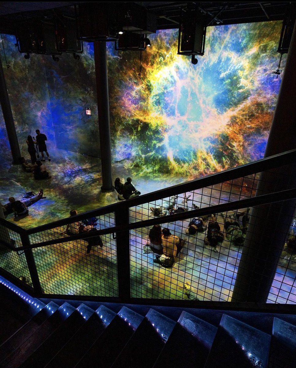 artechouse's tweet photo. #ARTECHOUSEstudio has transformed a series of images from @NASAHubble into a science-driven immersive cinematic experience that allows us to see what was unseeable before. ✨ #BeyondtheLight #ARTECHOUSENYC https://t.co/znN8ETH837