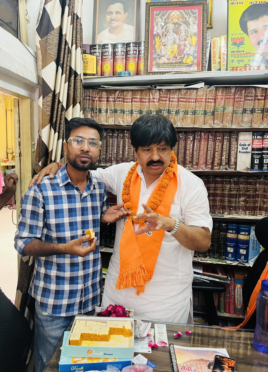 Lalit4Bjp's tweet photo. Many many more birthdays to come . A very happy birthday to Shri @manishpareek23  ji 
#manishpareek https://t.co/S4AoOKooxt