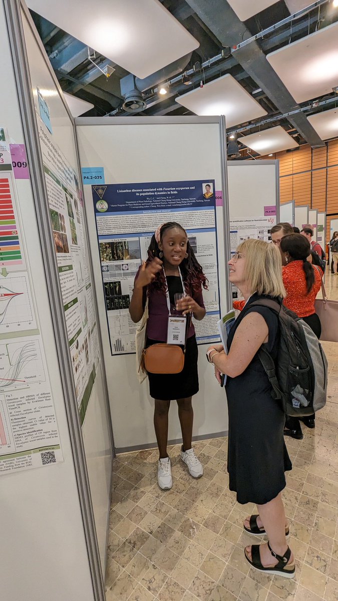 Olaideorekelewa's tweet photo. It is a privilege to present our research on the diversity of Colletotrichum species associated with African yam bean at #ICPP2023. I am🙏to @icpp2023 @SFP_France @BS_PP for the grant support. https://t.co/96UDMBlUcQ