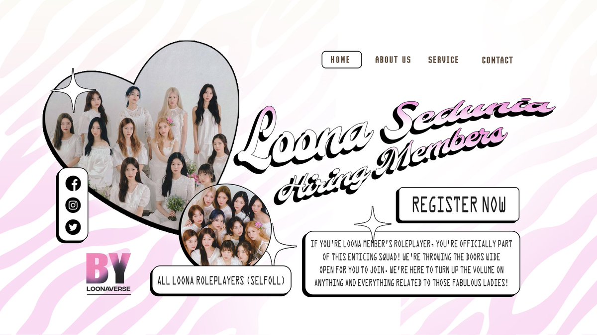 Hello, world. We are LOONA Sedunia are in dire need for all LOONA rps out there to join us. Events related to LOONA will mostly be held here, so let's unite and make us complete! We also hope for other sq and oa to befriend us. Feel free to reply whenever you see this post! Xo.