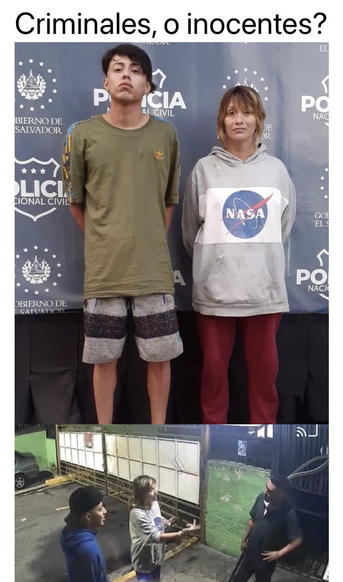 ABertMSaade's tweet photo. Para los q No dejan de decir, Q el #PdteBukele arresta gente Inocente.
Cuál sería su beneficio de encarcelar, GENTE INOCENTE? SABIENDO Q QUIERE DECIRLE AL MUNDO DE SU TRABAJO y encarcelando gente inocente, su trabajo queda desprestigiado.
SEAN COHERENTES!. Son Crimínales y ya!. https://t.co/BIuGqjWmyO