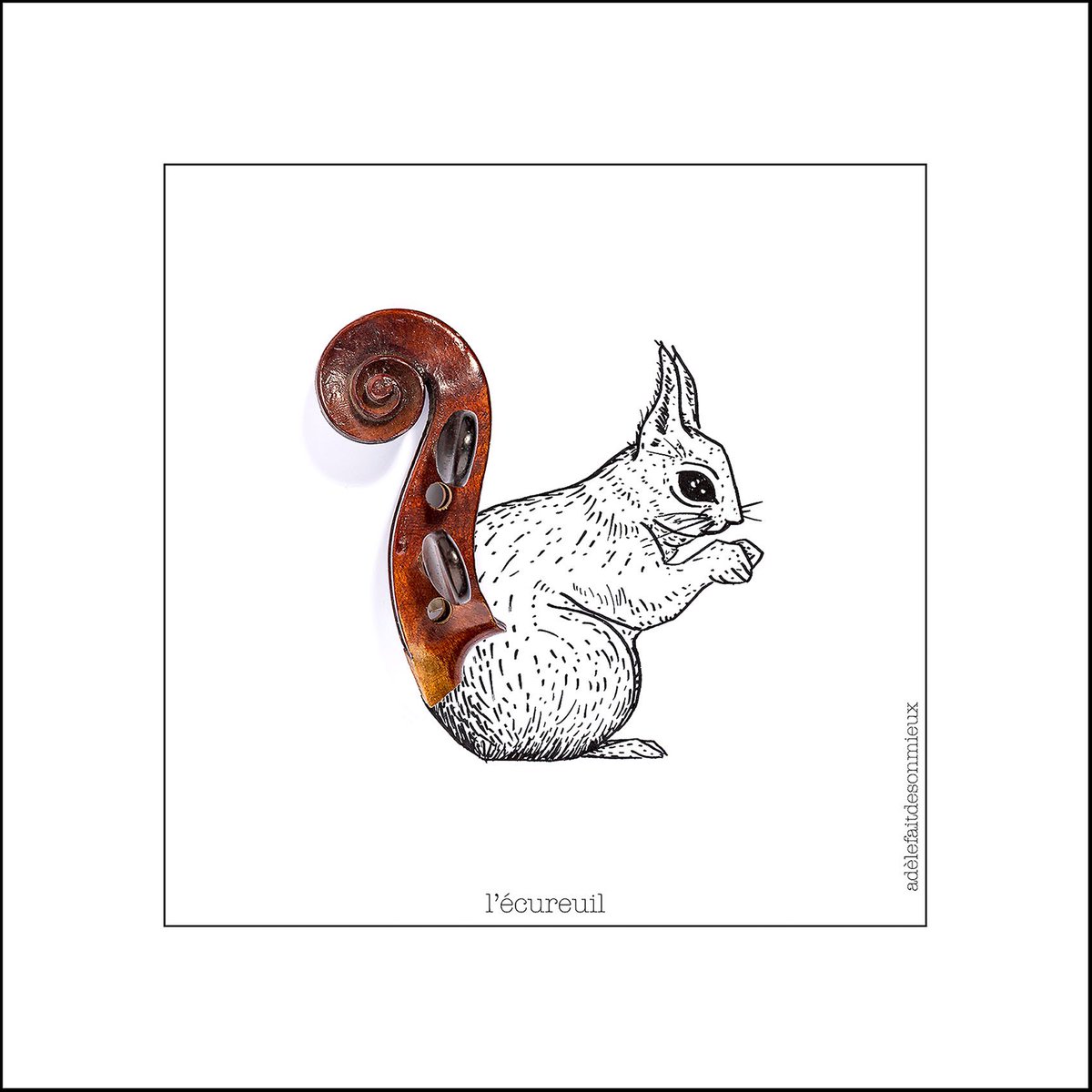 adelefugere's tweet photo. #adelefaitdesonmieux
L’écureuil (on parlait d’écureuil hier…)

#violon #volute #cheville #ecureuil #portfolio #portfolioday 
(Aucun violon n’a été maltraité durant cette séance de travail. Le violon était déjà en piteux état avant que je ne dessine) https://t.co/ns2ugP124E
