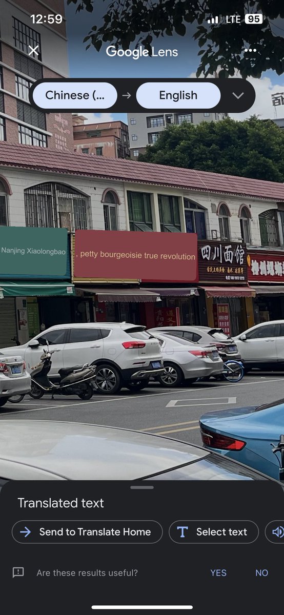 tomcotton07's tweet photo. Been enjoying the noodles so I translated the name of the restaurant. Unbeknownst to me, I had been fueling the revolution and it tastes delicious https://t.co/Tm4hNth9w2