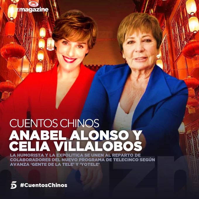 RafaelGLAF5's tweet photo. ¿Te gusta Anabel Alonso como colaboradora fichaje de Cuentos Chinos presentado por Jorge Javier Vázquez?
RT- NO
MG- SI
#CuentosChinos #AsíEsLaVida #Sálvame #SálvameNetflix #yoveosálvame #NuestraEsLaVenganza #APOYOROCIO23A #MareaFucsia #CrisPorta23AG #Telecinco #Mediaset https://t.co/FQgVGgVWrN
