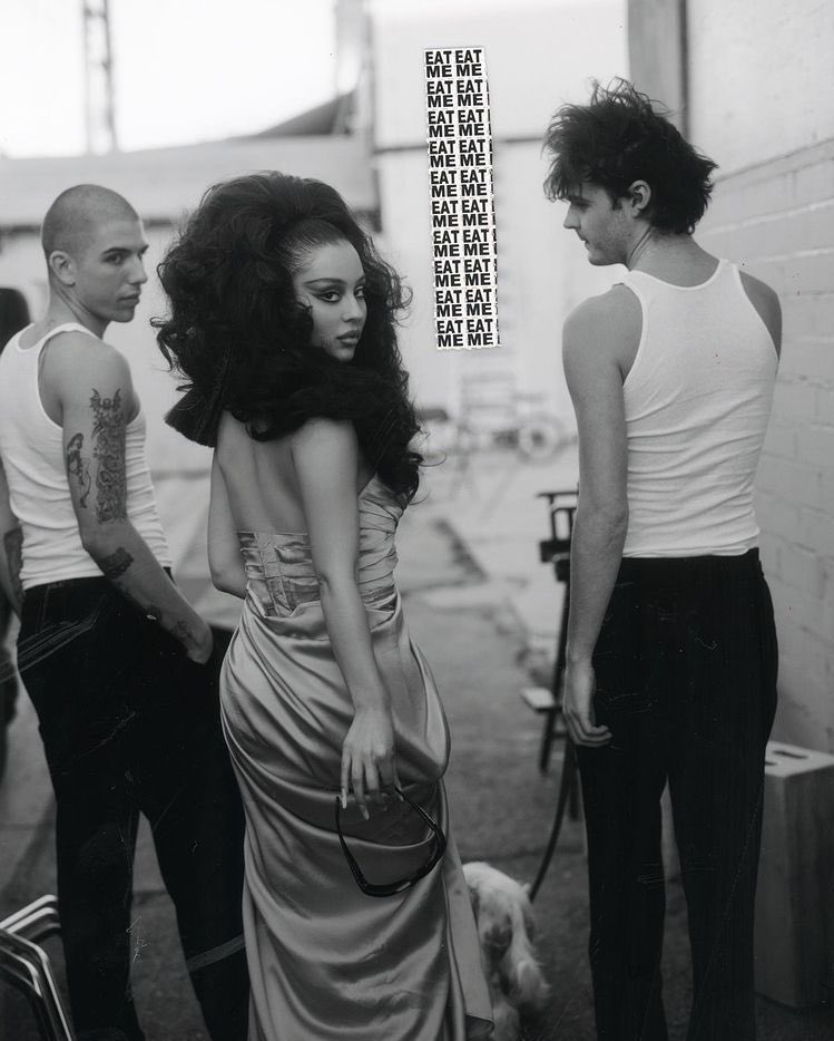 thesoftestaura's tweet photo. alexa demie for pop magazine (2022) channeling laetitia casta in vogue magazine (1995) ♡ https://t.co/emUapxXJ6M