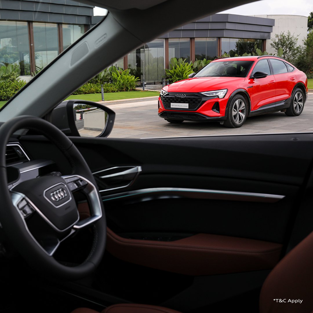 AudiIN's tweet photo. The Audi Q8 e-tron is equipped with increased high-power charging speeds that take you from 10% to 80% capacity in just 30 minutes*.
The new, fully electric Audi Q8 e-tron range.
Explore Now: https://t.co/YF0dy0OYWi
#RightCarForRightNow #Q8etron #ProgressYouCanFeel #AudiIndia https://t.co/9UwrY6OR4g