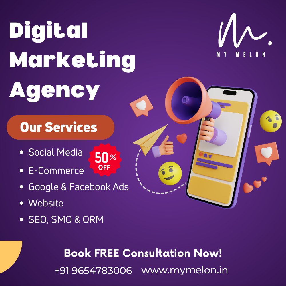 MyMelon_in's tweet photo. Unleash Your Brand's Wild Side with MyMelon's Unconventional Marketing Magic!
Book Your Free Consultation Now
https://t.co/x7YkZi329O
Call us: 9654783006
#mymelon #digitalmarketing #performancemarketing #socialmediamarketing #brandmanagement #branding #advertising #seo https://t.co/yRhrt4jntW