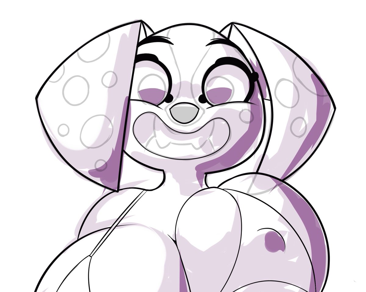 D33Whitewolf's tweet photo. Here's an update on Pole Dancing Dee Dee, I haven't had a whole lot of time to work on her due to comms
...so many background puppies...

Also bonus Dee Dee in a bikini, in case I don't finish it before the end of summer 🏖 https://t.co/g3taHDZnB8
