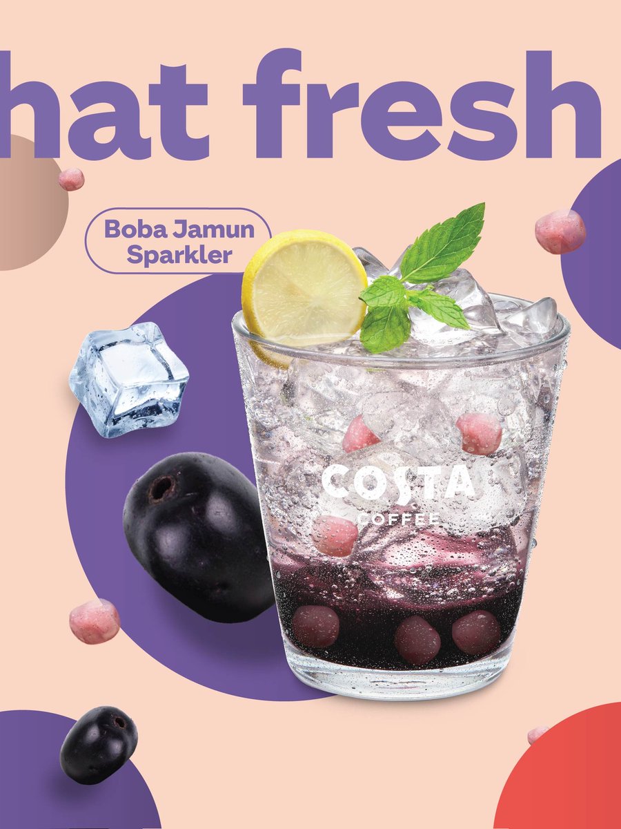CostaCoffeeInd's tweet photo. In the mood for something refreshing? Check out our fresh new boba sparklers and affogato!
Which one are you going to try first? 

#SipSomethingFresh #RefreshingFlavours #Boba  #Sparklers #Fruity #Affogato #BeatTheHeat #YouxCostaCoffee #LetsGetBrewing https://t.co/1oRp3adiXu