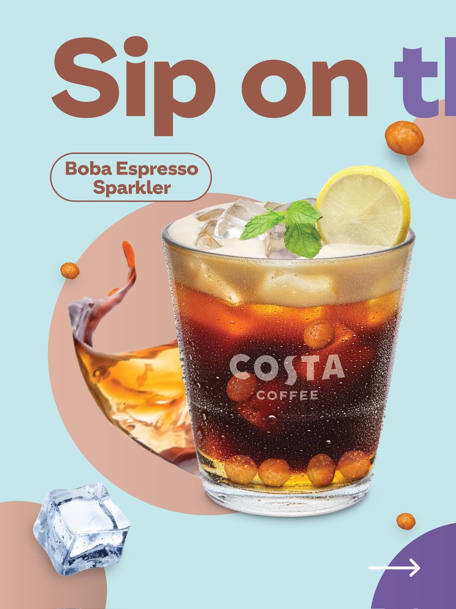 CostaCoffeeInd's tweet photo. In the mood for something refreshing? Check out our fresh new boba sparklers and affogato!
Which one are you going to try first? 

#SipSomethingFresh #RefreshingFlavours #Boba  #Sparklers #Fruity #Affogato #BeatTheHeat #YouxCostaCoffee #LetsGetBrewing https://t.co/1oRp3adiXu