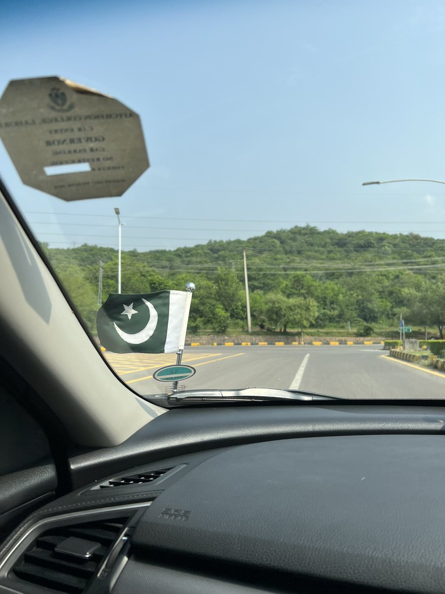 umarsaif's tweet photo. Much is said about the pay and privileges of a Minister, but a Federal Minister’s pay is less than the salary of a junior software developer in an IT company in Pakistan. 

There is, however, a priceless privilege: the green flag on the car gives me goosebumps every time I look at it, reminding me every moment that I am in service of my mother land. May God give us the capacity to make this flag fly even higher!