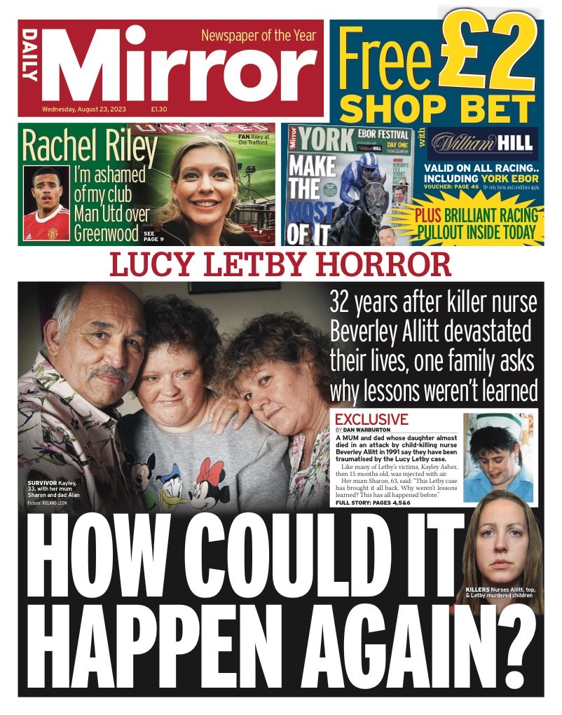 Wednesday's Mirror: How Could It Happen Again? #TomorrowsPapersToday #DailyMirror #Mirror