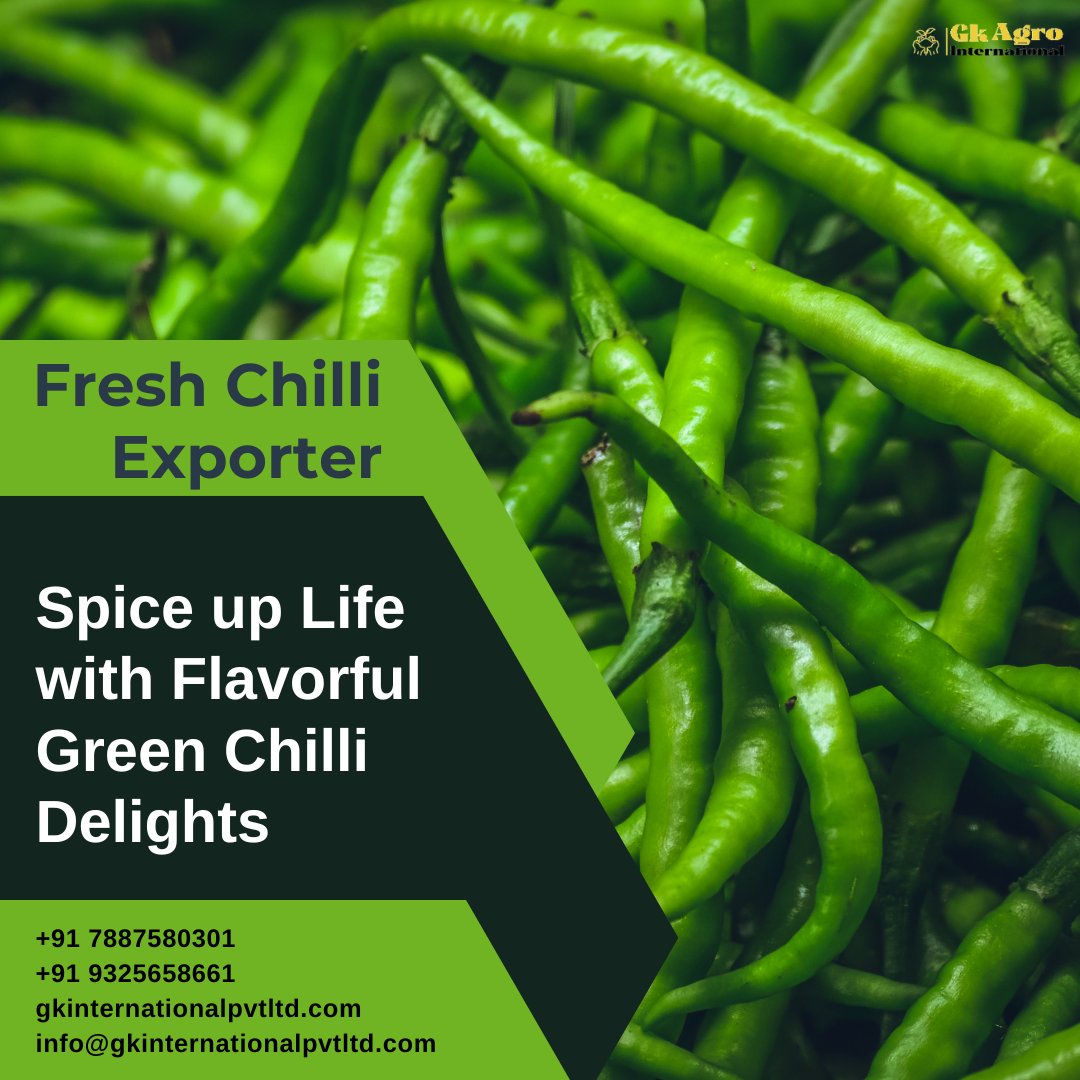SayedKhale61794's tweet photo. Spice up Life with Flavorful Green Chilli Delights.
#ChilliExport
#SpiceTrade
#GlobalChilli
#QualitySpices
#ChilliExports
Visit: https://t.co/2j6eoHmCXt https://t.co/2DiZbPnfpL