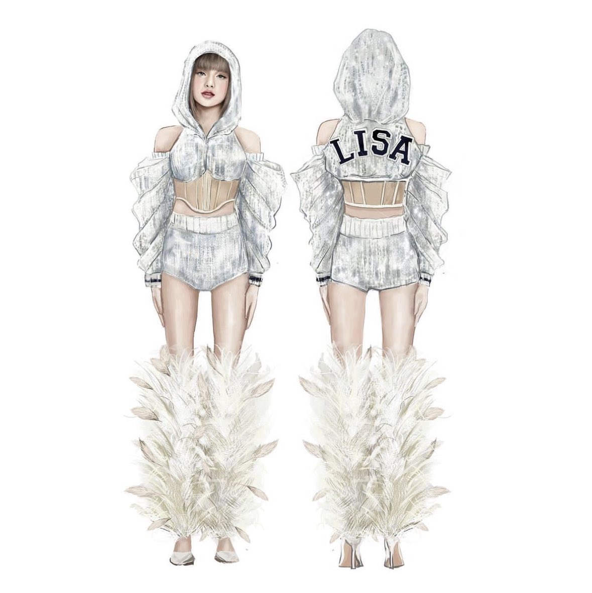 ELLEThailand's tweet photo. ลุคใหม่นี้ฝีมือคนไทย! เป็นอีกครั้งที่สาวลิซ่า BLACKPINK เลือกสวมชุดจากแบรนด์ไทยบนคอนเสิร์ต BORN PINK WORLD TOUR ที่ซานฟรานซิสโกในช่วงโซโล่โชว์เพลง #MONEY ซึ่งเป็นชุดสั่งตัดพิเศษจากแบรนด์ Kanapot นั่นเอง ลุคนี้แฟนๆ ชอบกันไหม?

#ELLEThailand 
#LISA #LALISA #BORNPINKinSanFrancisco https://t.co/rvdg6j2Eoi