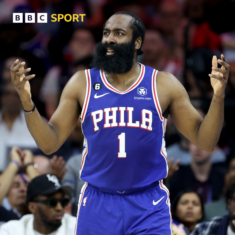 BBCSport's tweet photo. James Harden is not happy with the club's president over a failure to trade him to another team ๐
#BBCNBA