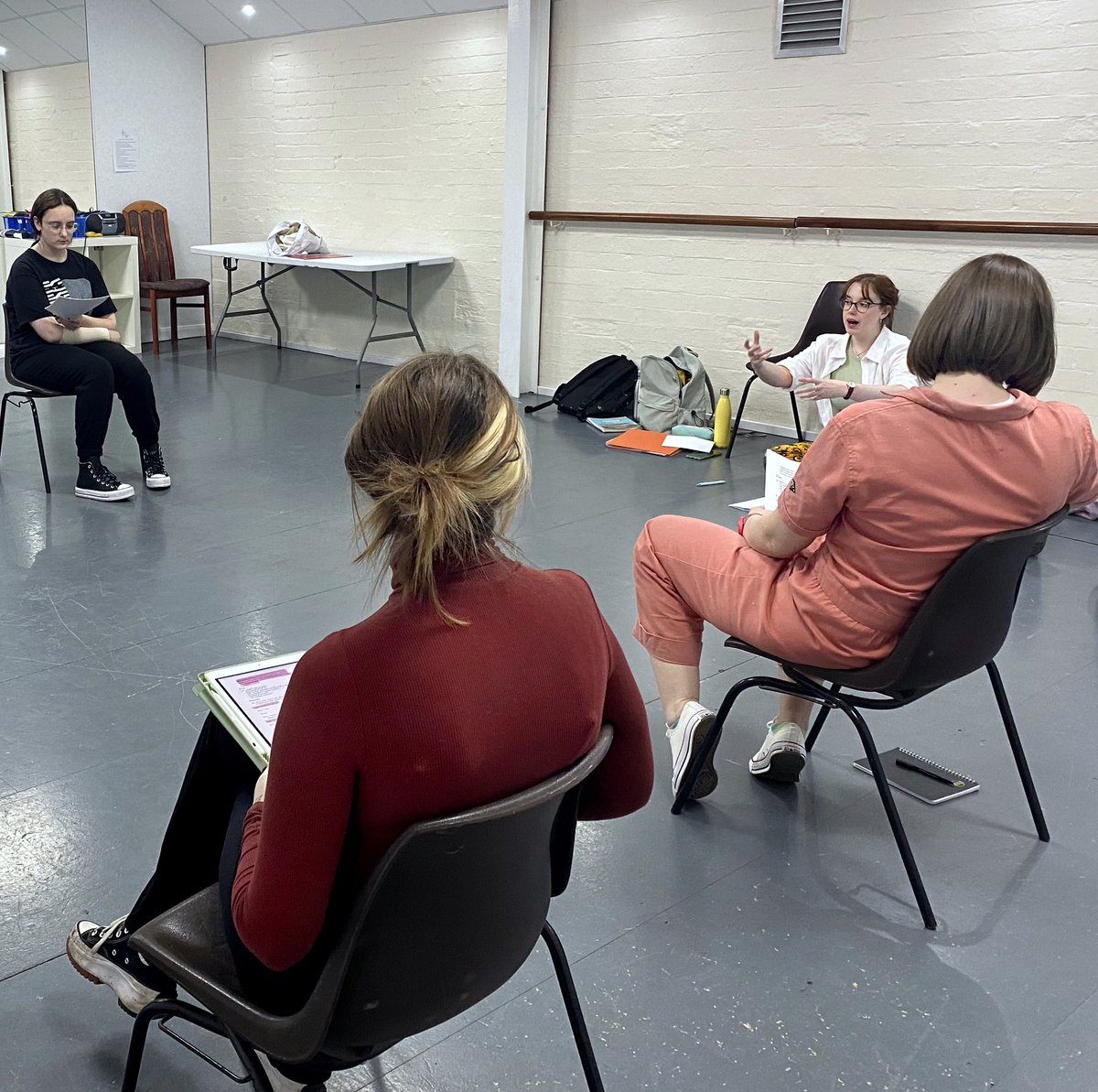 WakeyLitfest's tweet photo. Check out some more photos from our recent rehearsal!🌟 Tickets for our Festival of Plays are now open - see the link in our bio or msg us for more details🎭

#wakefield #theatre #yorkshire #westyorkshire #play https://t.co/8vlNOMDGns