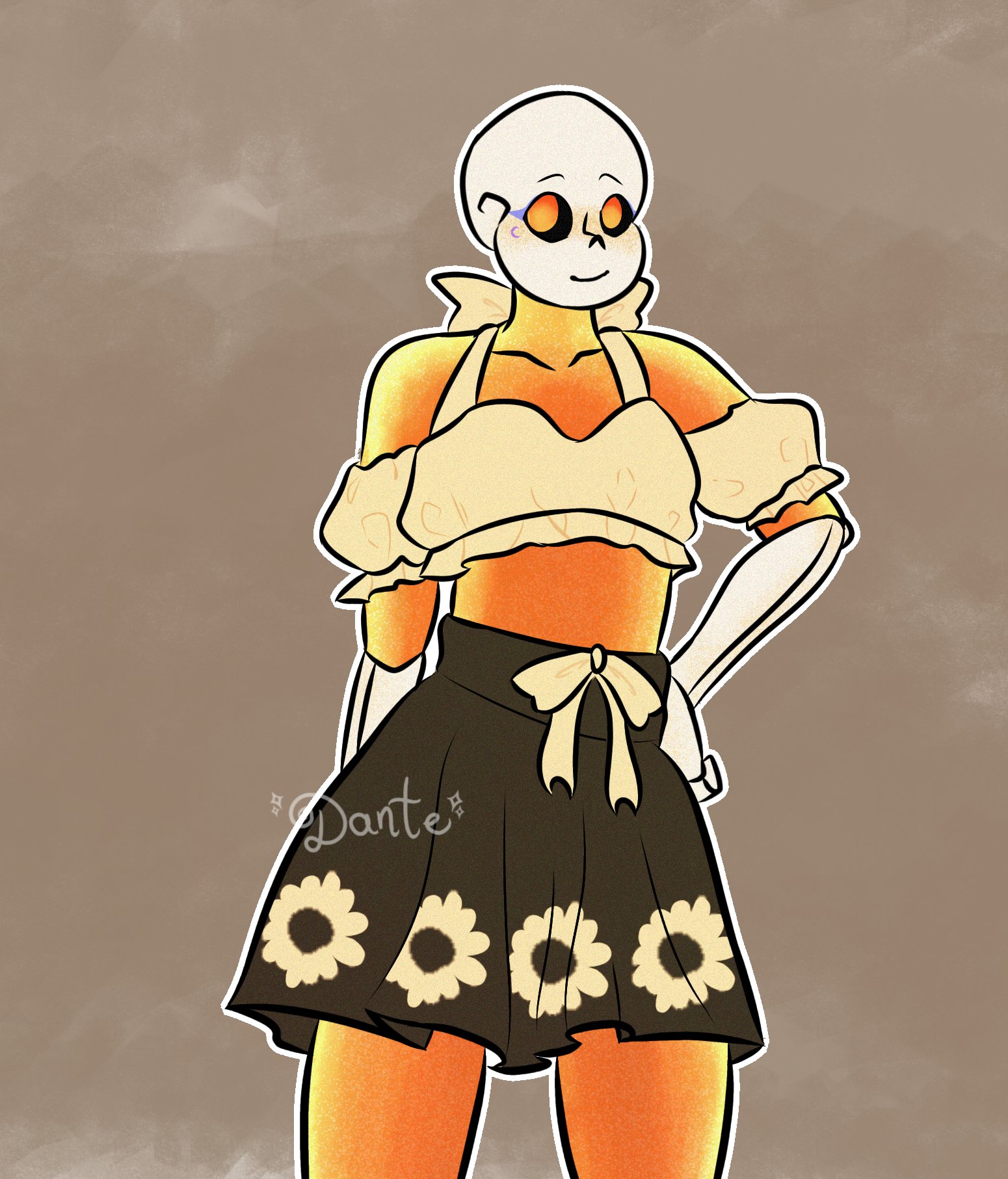 Human female Dream!Sans // by CookieDreemurr on DeviantArt