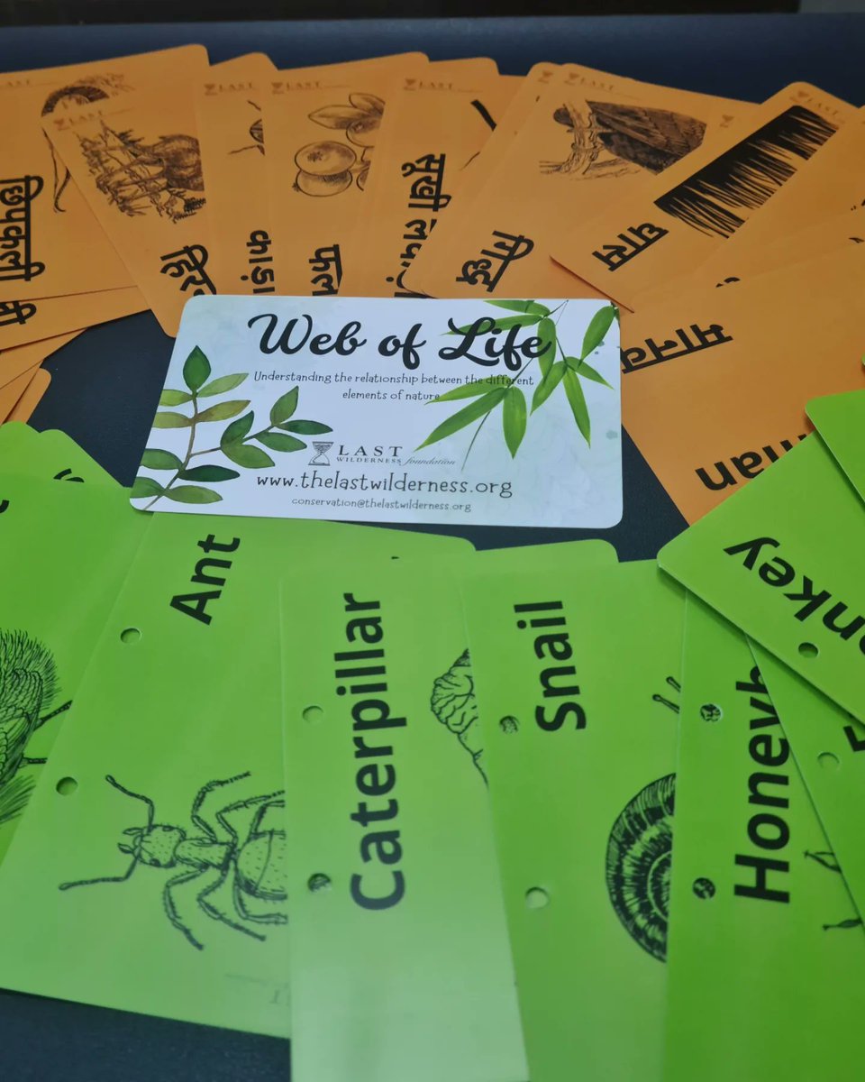 LastWilderness's tweet photo. Lwf team recreated the game ‘Web of Life' for children and adults alike. This game is fun to play and informative at the same time. The game demonstrates how organisms in an ecosystem interact with one another, and how absence of a few can disrupt this fragile system. https://t.co/bjXvYseqa9