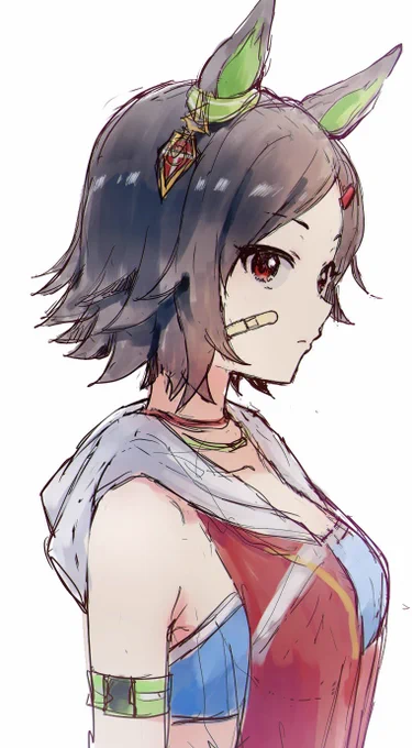 #ウマ娘 ウイニングチケットみたいな子がふとした時に見せる真剣な表情が好 