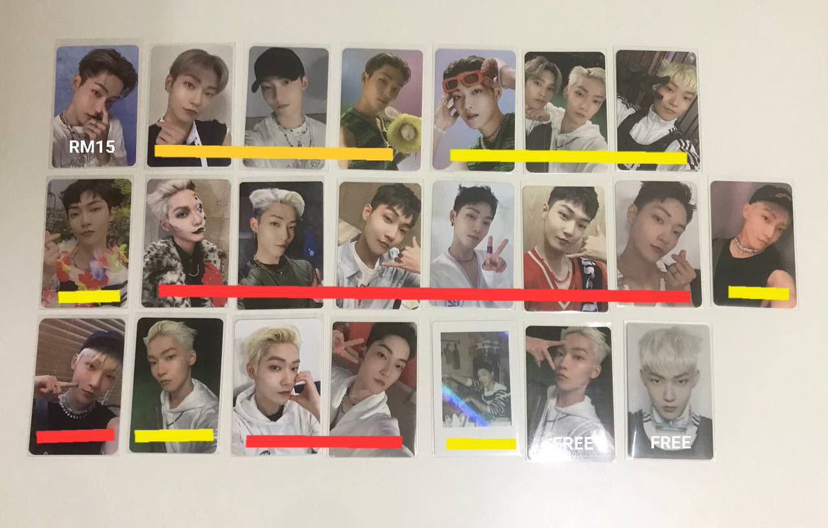 [WTS READY STOCK 🇲🇾] #pasartheboyz #pasartbz 

💰Price exc local postage

🟡 - RM5
🟠 - RM8
🔴 - RM10

📌 Price exc postage ( RM8 WM ).
📌 Price negotiable if buy a lot.
📌 DM me on TELEGRAM @/qillarusman if interested.