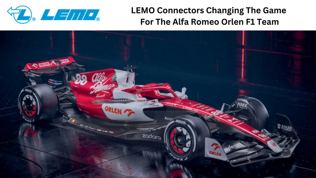 JAYCOR9's tweet image. LEMO® Connectors are changing the game for the Alfa Romeo Orlen F1 Team! If you love F1 and love LEMO®, this article is a match made in heaven. Read this article on our website - jaycor.co.za/lemo-connectin…

#JAYCOR #LEMO #AlfaRomeo #F1 #Connectors #LemoFSeries #LemoMSeries