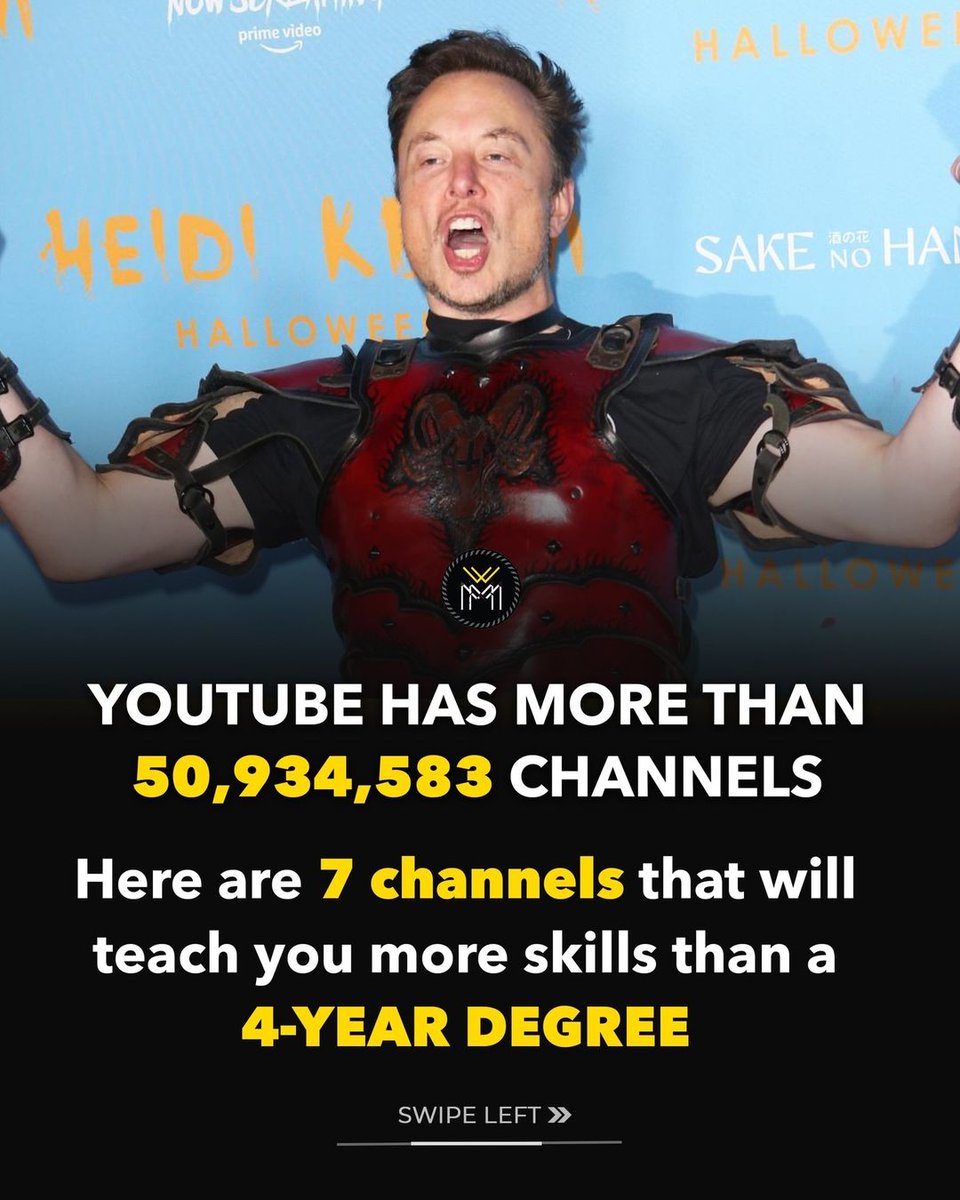 MindWisdomMoney's tweet photo. Youtube has more than 50,934,583 channels

Here are 7 channels that will teach you more than a 4 year degree: https://t.co/EAN3WWQrt8