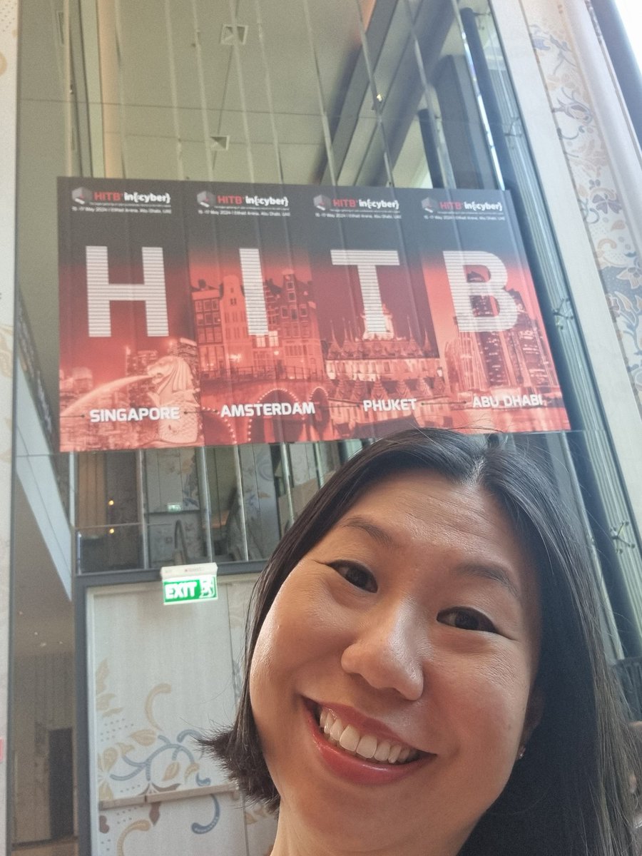 JuniceLiew's tweet photo. Here at the Land of Smiles and HIBT Security Conference just makes me smile wider!

Awesome crew, big shout out to Weng! Set-up is serious here at #HITB2023HKT. 😄

Collect a #SquareX limited edition comic from me tomorrow! 😊 Grab one before its gone! 
@getsquarex  @HITBSecConf https://t.co/EPpnti2Vy2