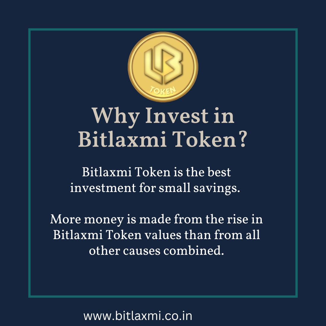 bitlaxmitoken's tweet photo. WHY INVEST IN BITLAXMI TOKEN ?
.
.
.
https://t.co/FNPLf3Ytx8
.
.
.
#CRYPTO #INVESTMENT #TWEET #TOKEN #BITLAXMI https://t.co/pOBUZVylkg