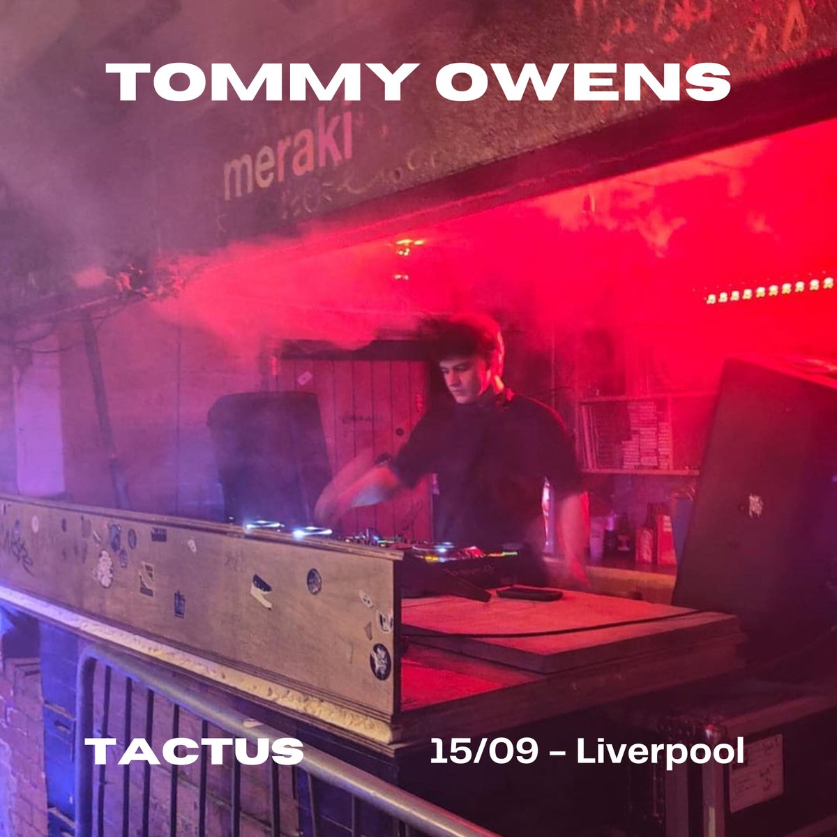 tactusevents's tweet photo. 4. Tommy Owens

Last but not least we have another returnee in Tommy Owens.

We believe Tommy is perfect for curating a smooth opening vibe for our attendees. 

The young prodigy has supported Jacidorex, Doruksen, Mcseedy, and also VENTUR in the past. https://t.co/yzEyHWl2KE